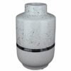 Vaas Algarve 12,5x19,5cm - Keramiek - Wit/Grijs
