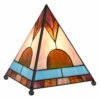 Tafellamp Tiffany - Piramide - Multi