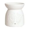 Angel Wings Wax/Aromabrander - Keramiek Wit