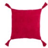 Kussen Fayola - Katoen - Donker Roze - 45x45x4cm