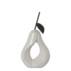 Decoratieve Peer - Wit - Keramiek