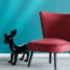 Sculpture Chihuahua - Polyresin - Black