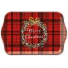 Dienblad Christmas Plaid red