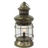 Lantaarn/Olielamp Marcy - LED/Timer - Metaal - Antiek Goud