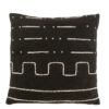 Kussen Grafisch Patroon - Katoen - Zwart - 43x43x15cm
