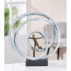 Sculptuur Liberation Runner - Polyresin - Washed White/Brons - L38xB13xH35cm