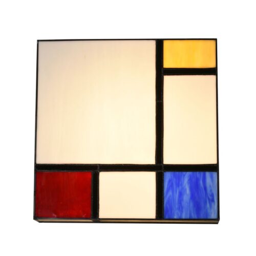 Tiffany Plafonnière/Wandlamp Compositie Mondriaan - Afbeelding 3