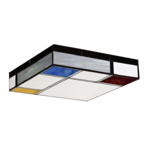 Tiffany Plafonnière/Wandlamp Compositie Mondriaan - Afbeelding 5