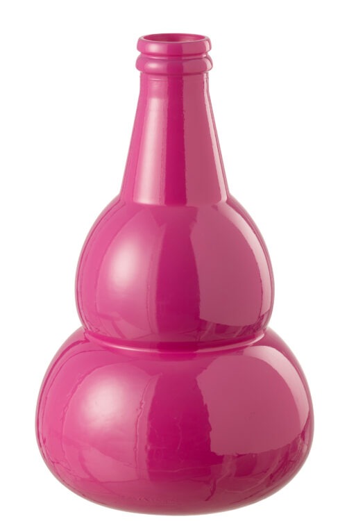 Vaas Cocoon - Glas - Pink - L27,5xB27,5xH45cm