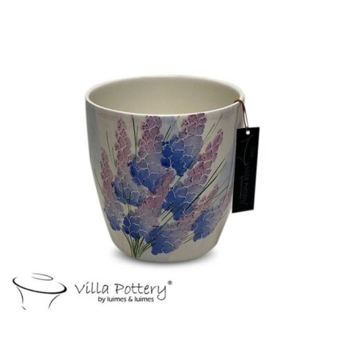 Bloempot Muscari - Keramiek - Blauw/Paars - Ø 15x15 cm