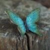 Decoratieve Vlinder - Brons - Patina Groen - L12xB11xH3cm