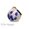 Vaas Muscari Bolvorm - Keramiek - Blauw/Paars - Ø 20x19 cm