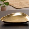 Schaal Oro Organisch - Aluminium - Goud - L19,5xB13,5xH2cm