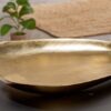 Schaal Oro Organisch - Aluminium - Goud - L35xB24xH3,5cm
