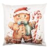 Kussenhoes Kerstmotief - Wit - 45x45cm