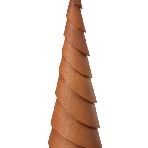 Dennenboom Houtlook - Polyresin - Bruin - Ø19,5xH63,5cm