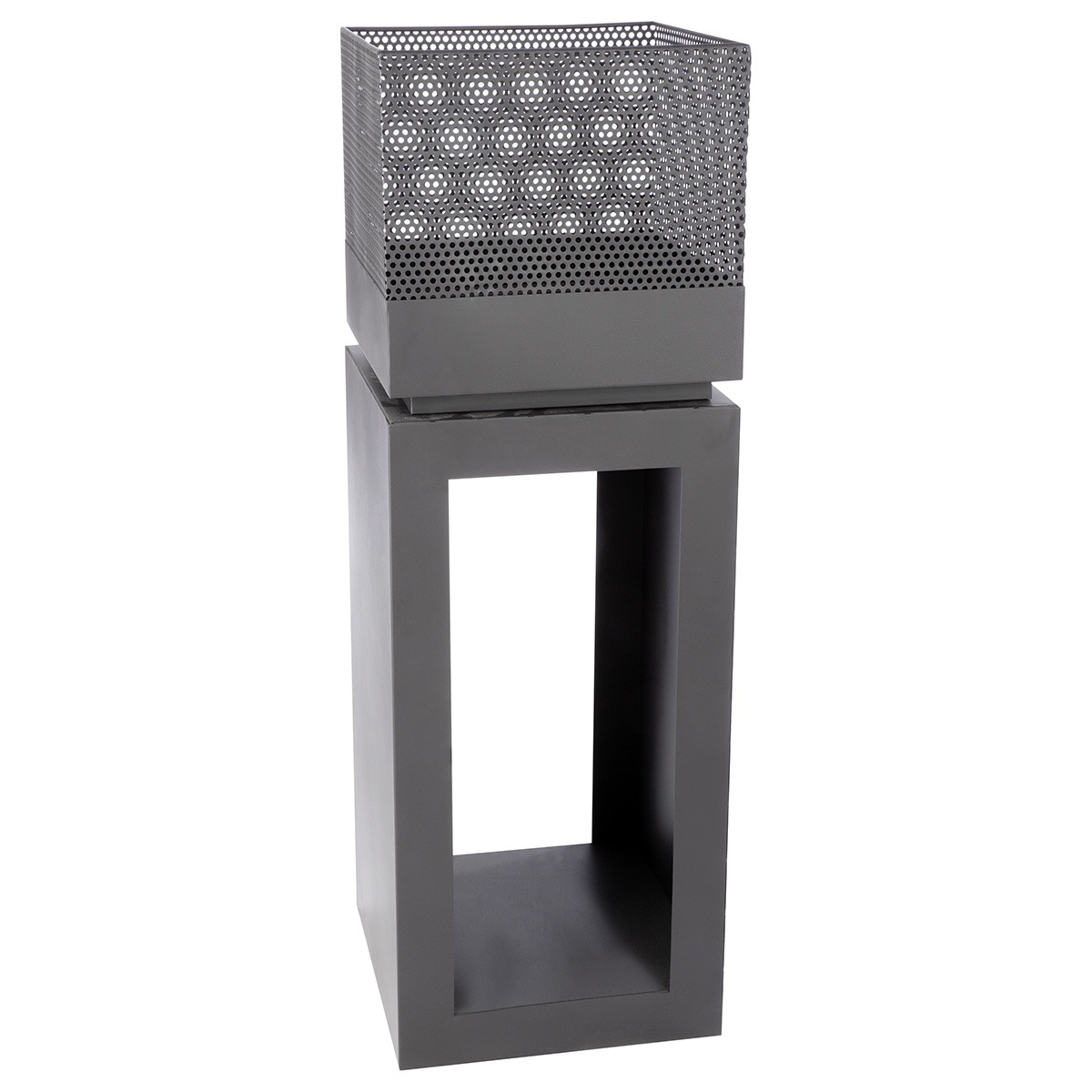 Vuurkorf Cuboid - Staal - Zwart - Afbeelding 3